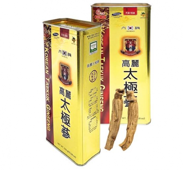 Thái Cực Sâm Củ Khô Hàn Quốc (Thiên Sâm 300g 30 Củ) Daedong Chính Hãng